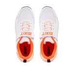 SiXiT Rise V2 White-Orange Cricket shoes - Image 2